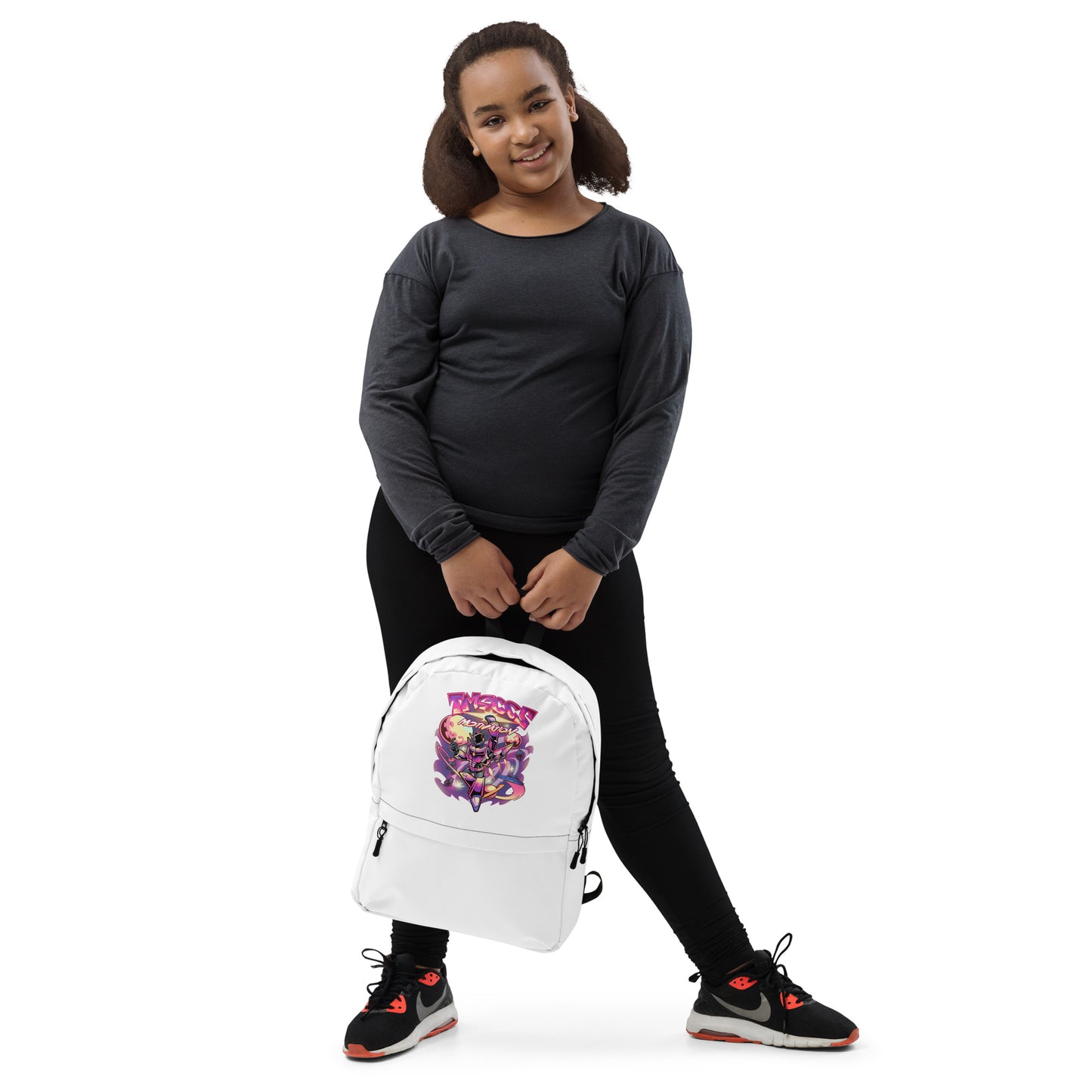 space pink backpack