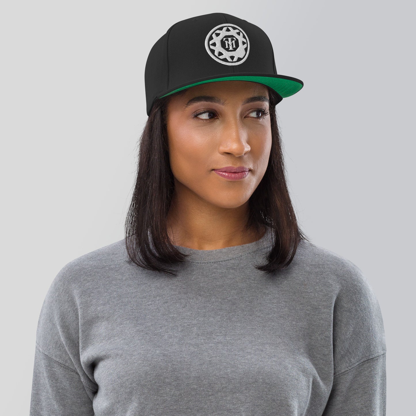 emblem snapback hat