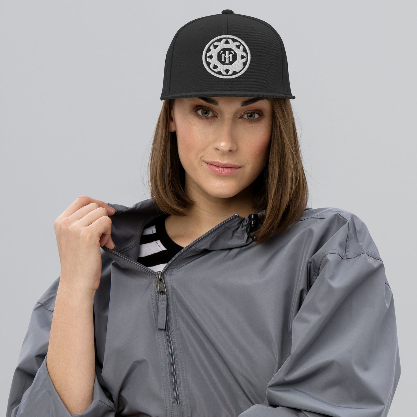 emblem snapback hat