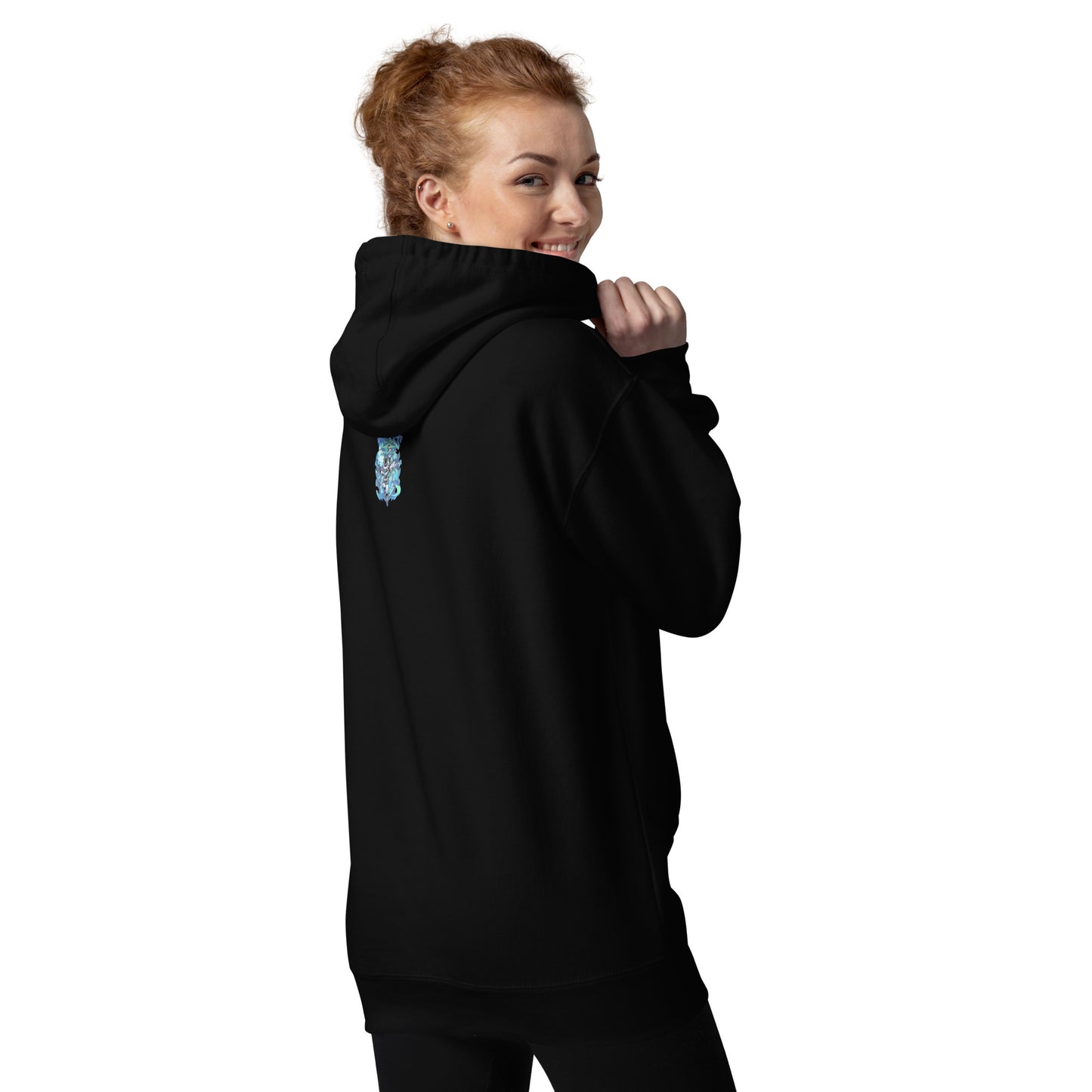 space blue hoodie