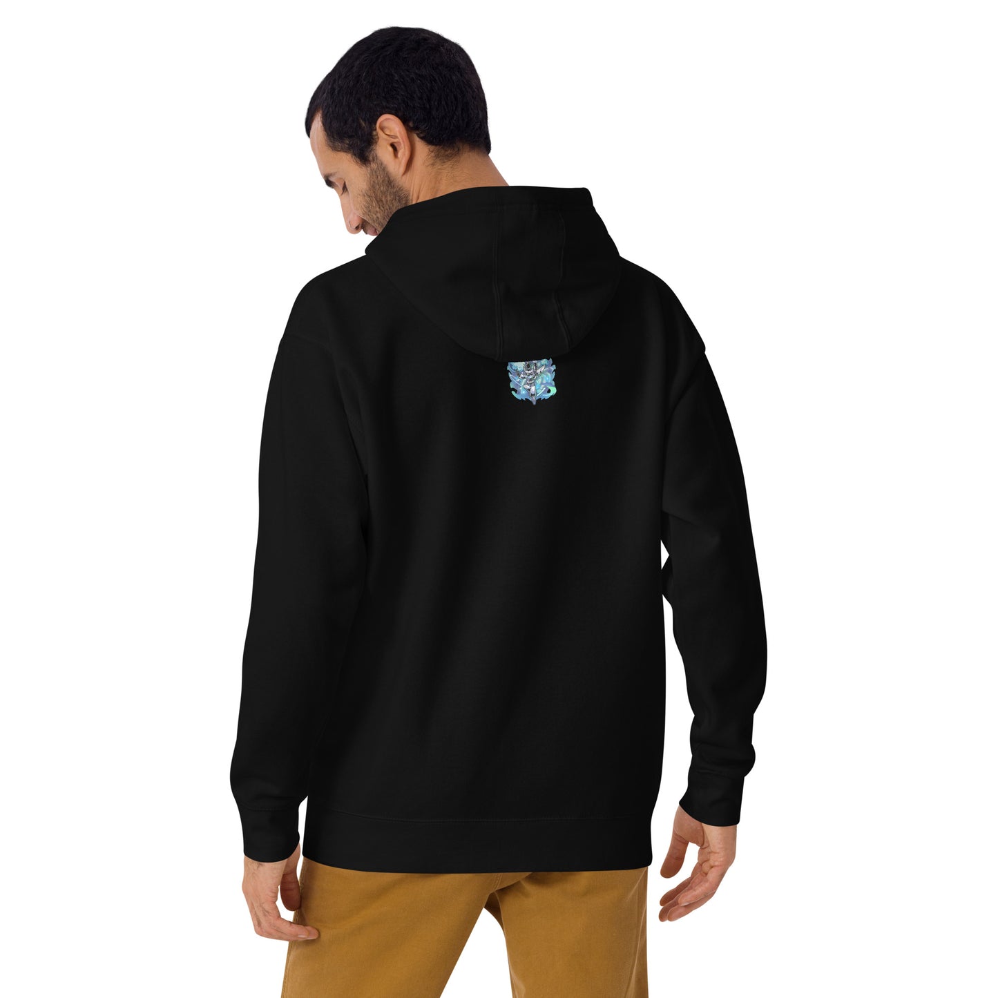 space blue hoodie
