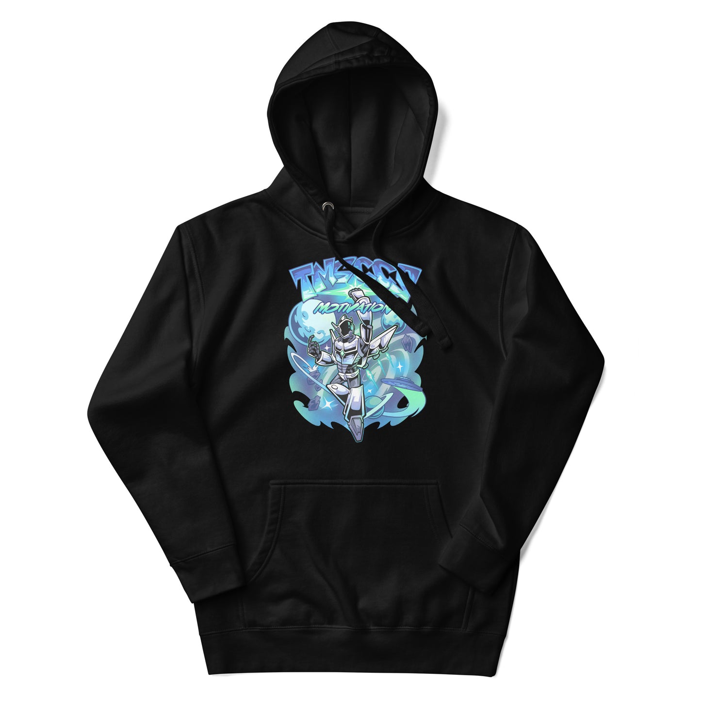 space blue hoodie