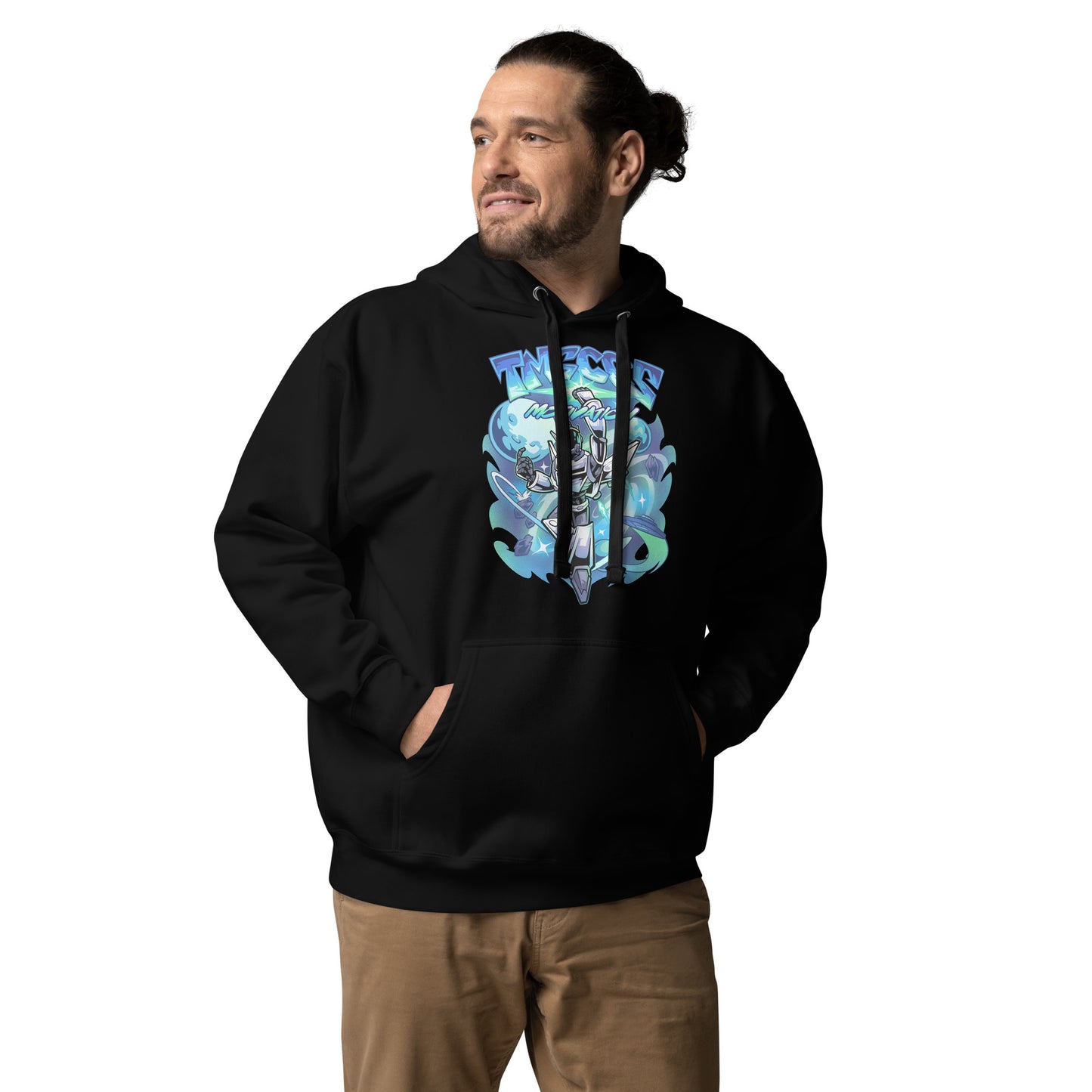 space blue hoodie