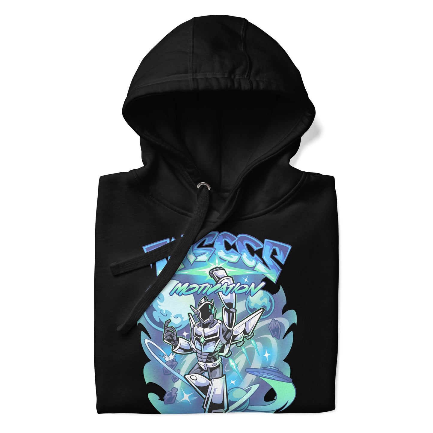 space blue hoodie