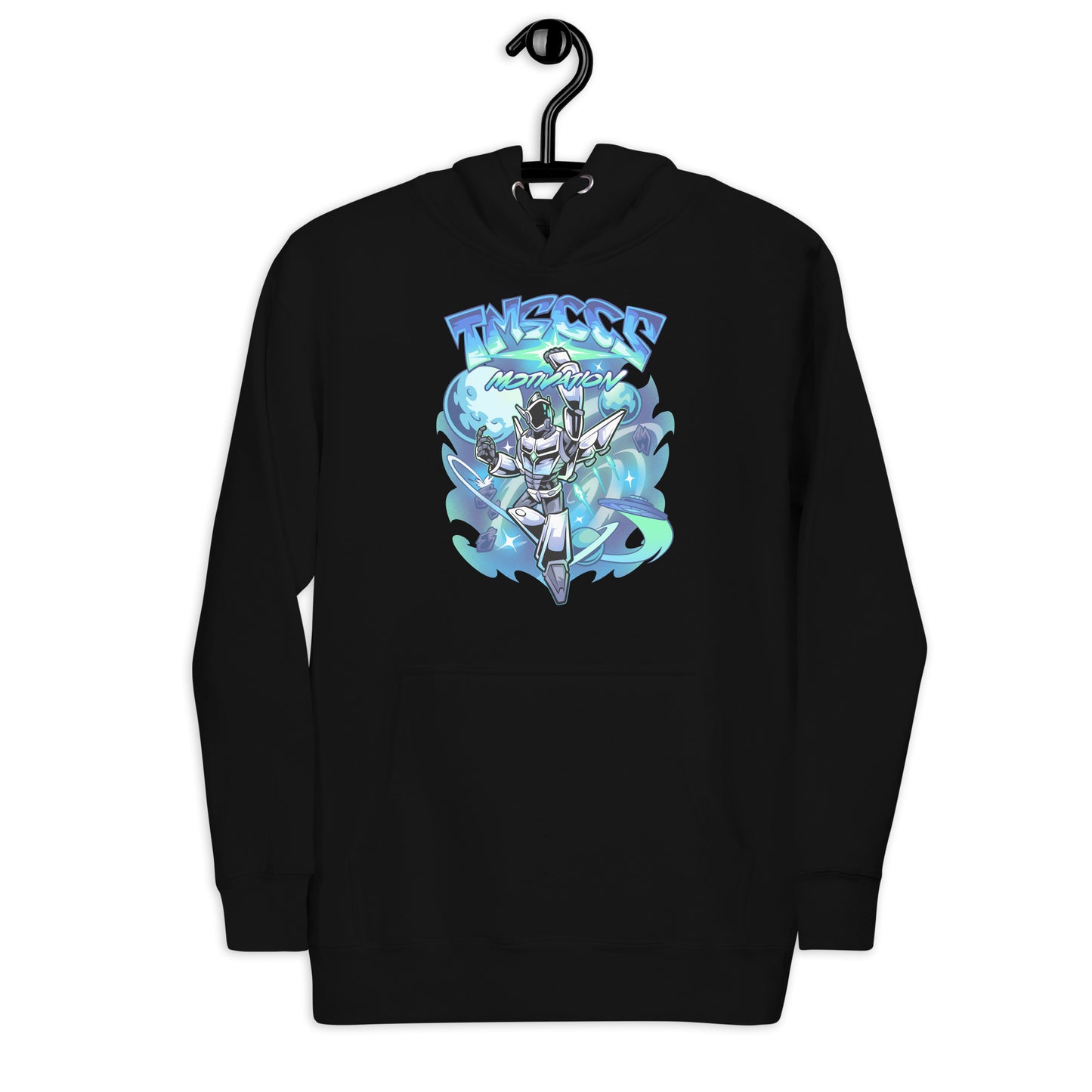 space blue hoodie