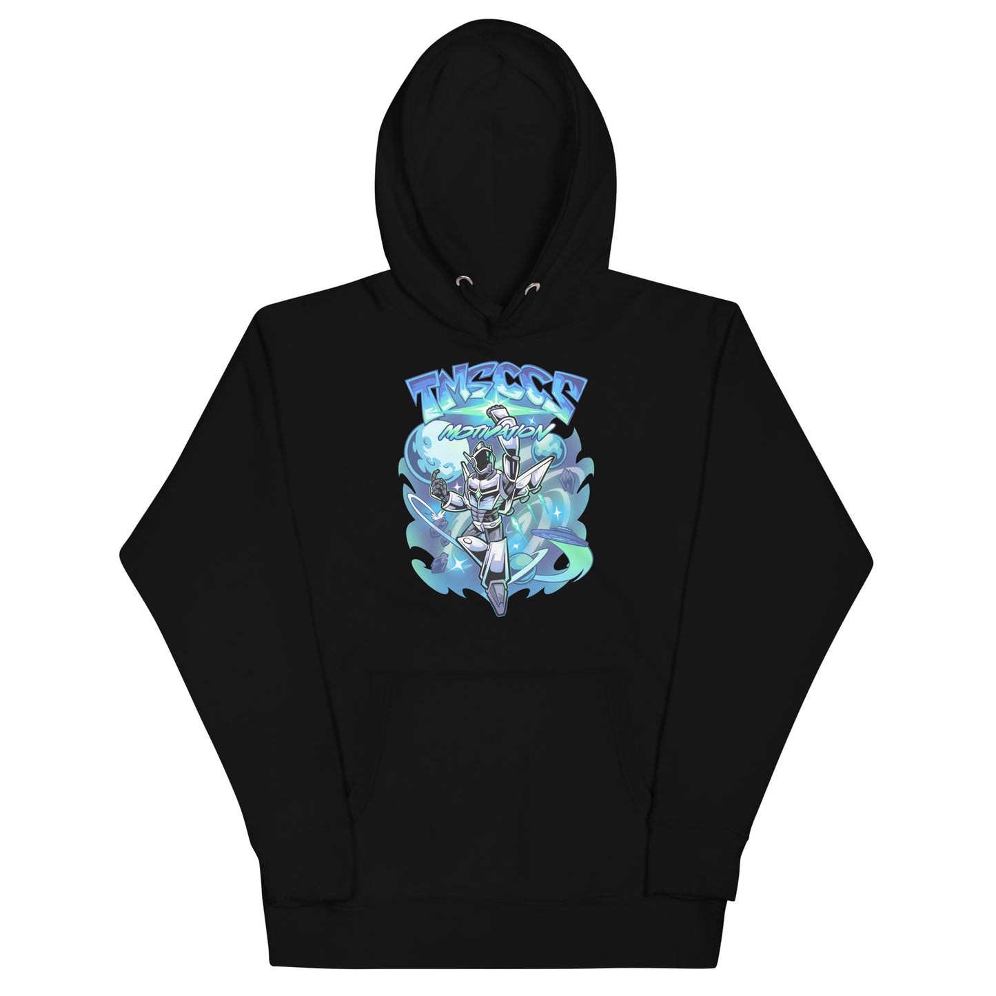 space blue hoodie
