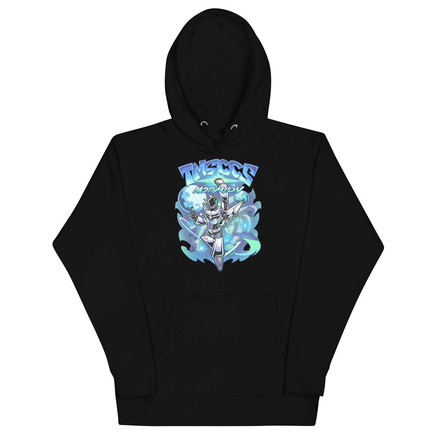 space blue hoodie