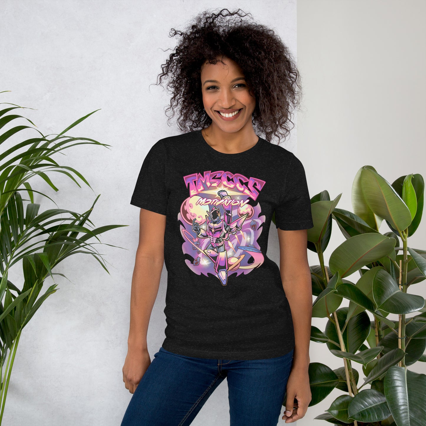 space pink t-shirt