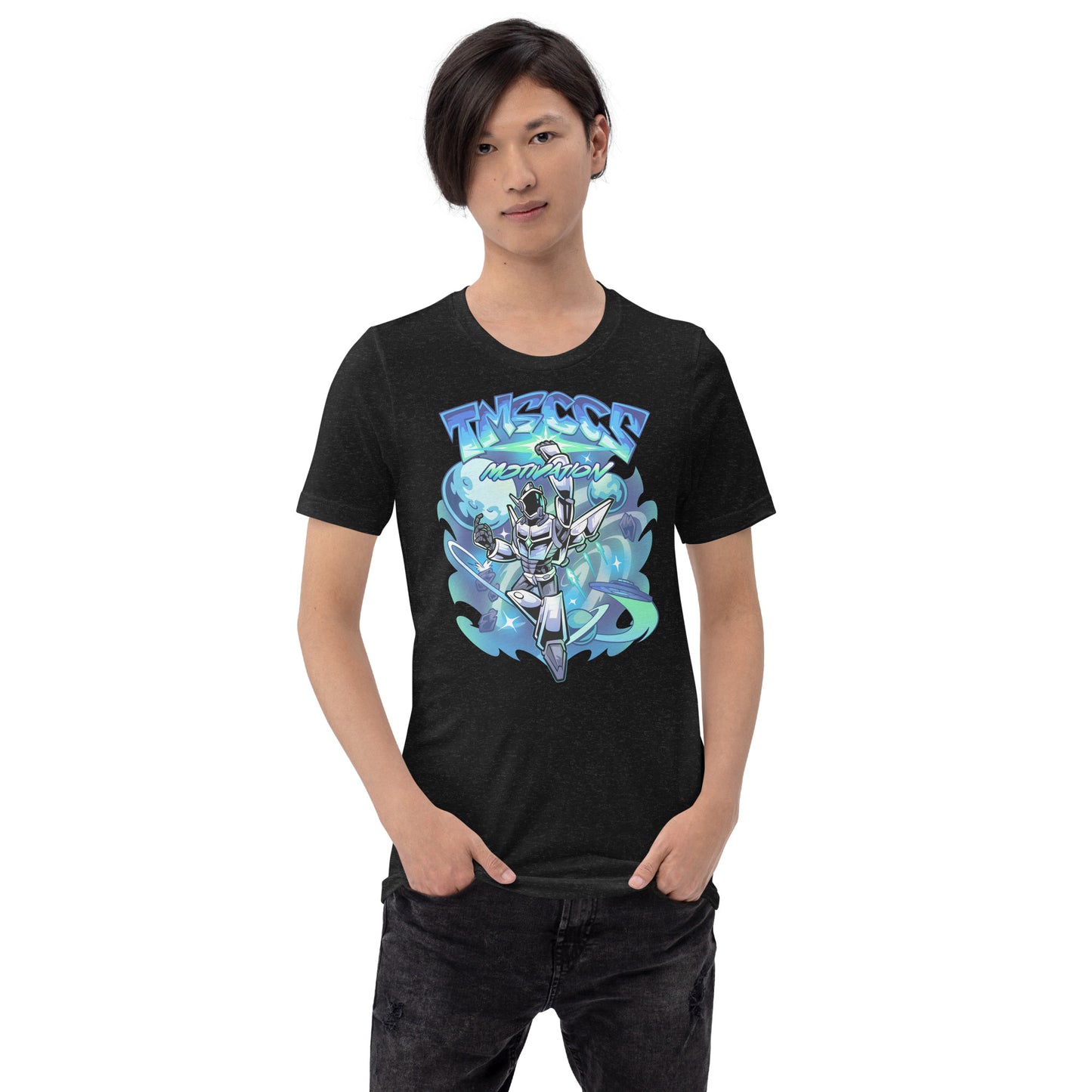 space blue t-shirt