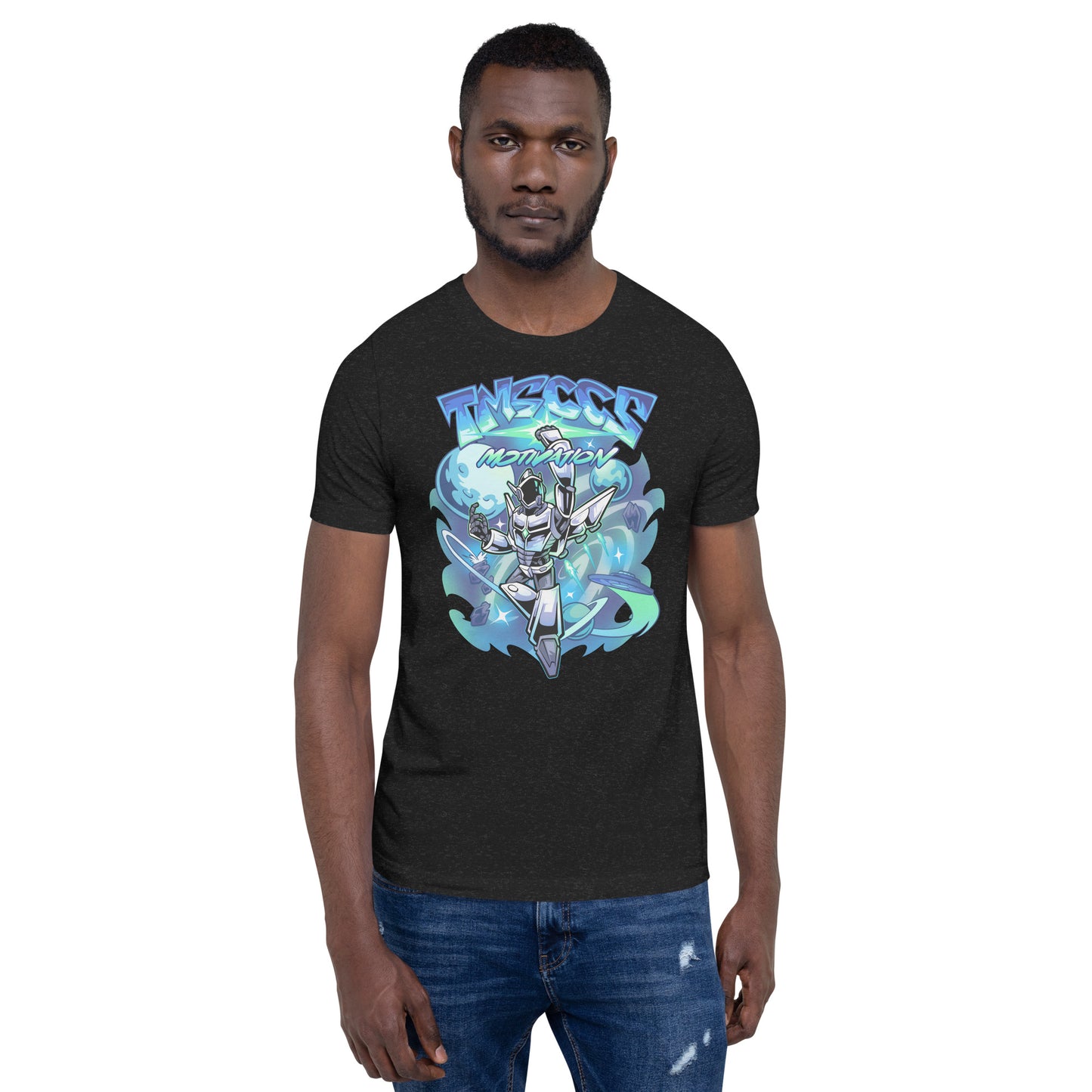 space blue t-shirt
