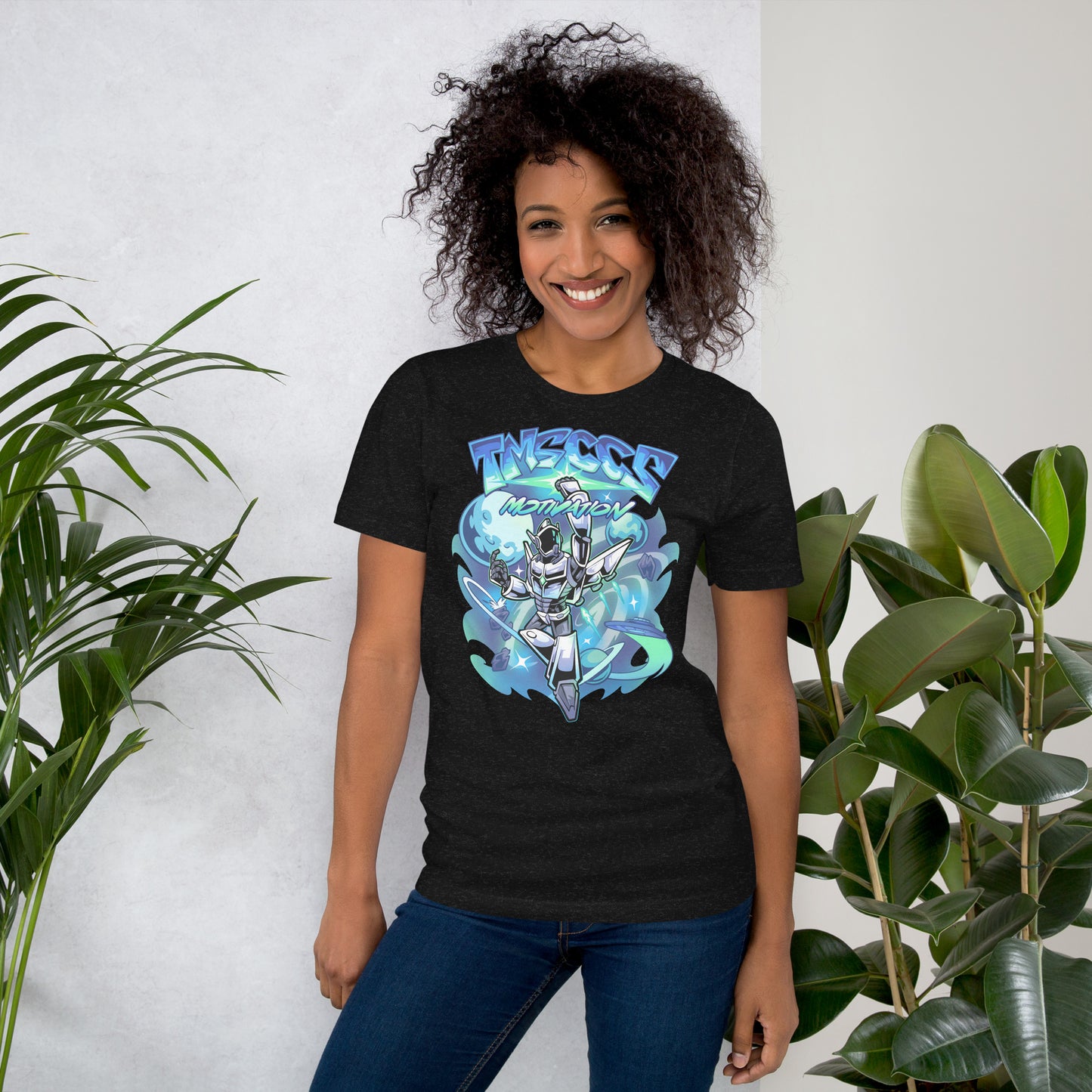 space blue t-shirt