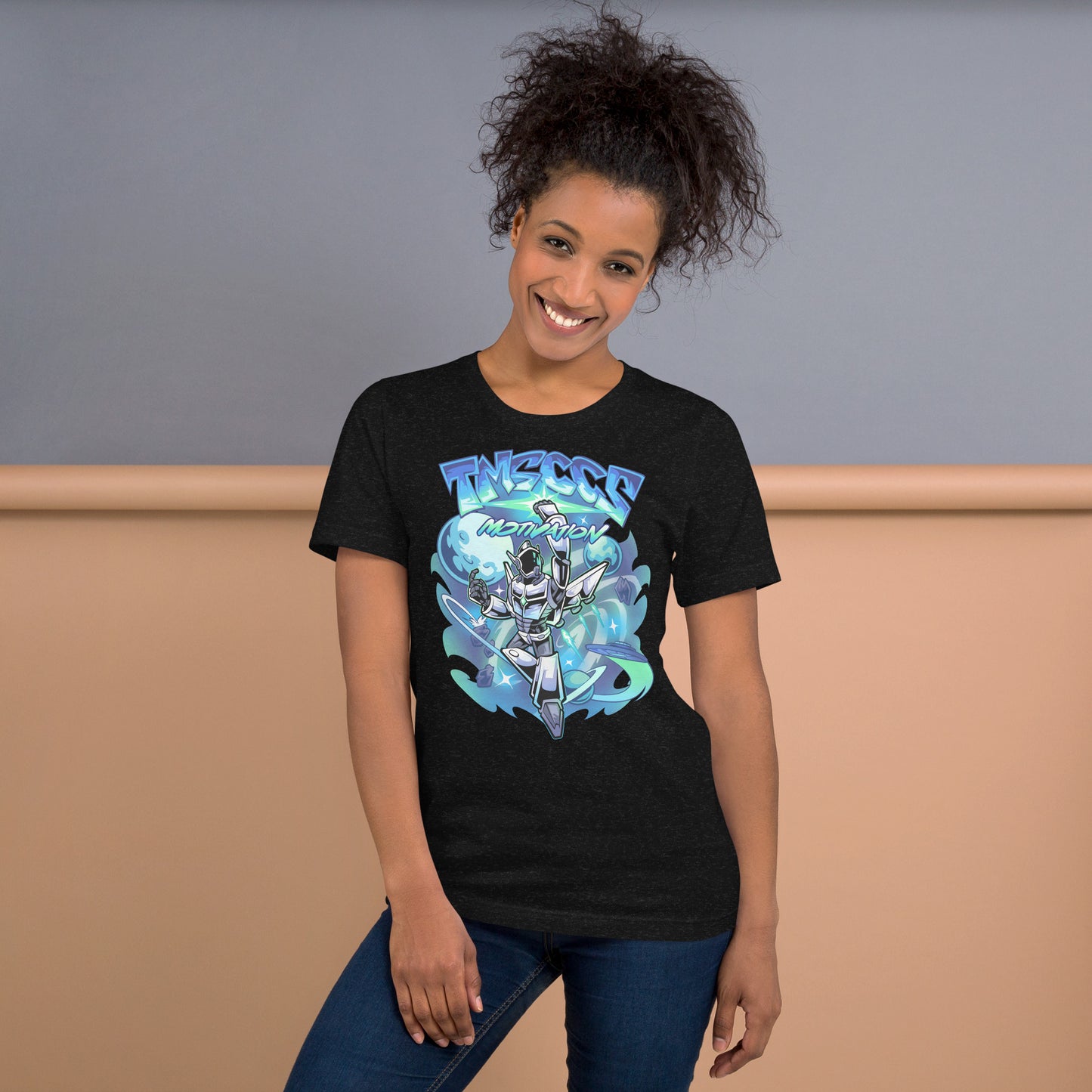 space blue t-shirt