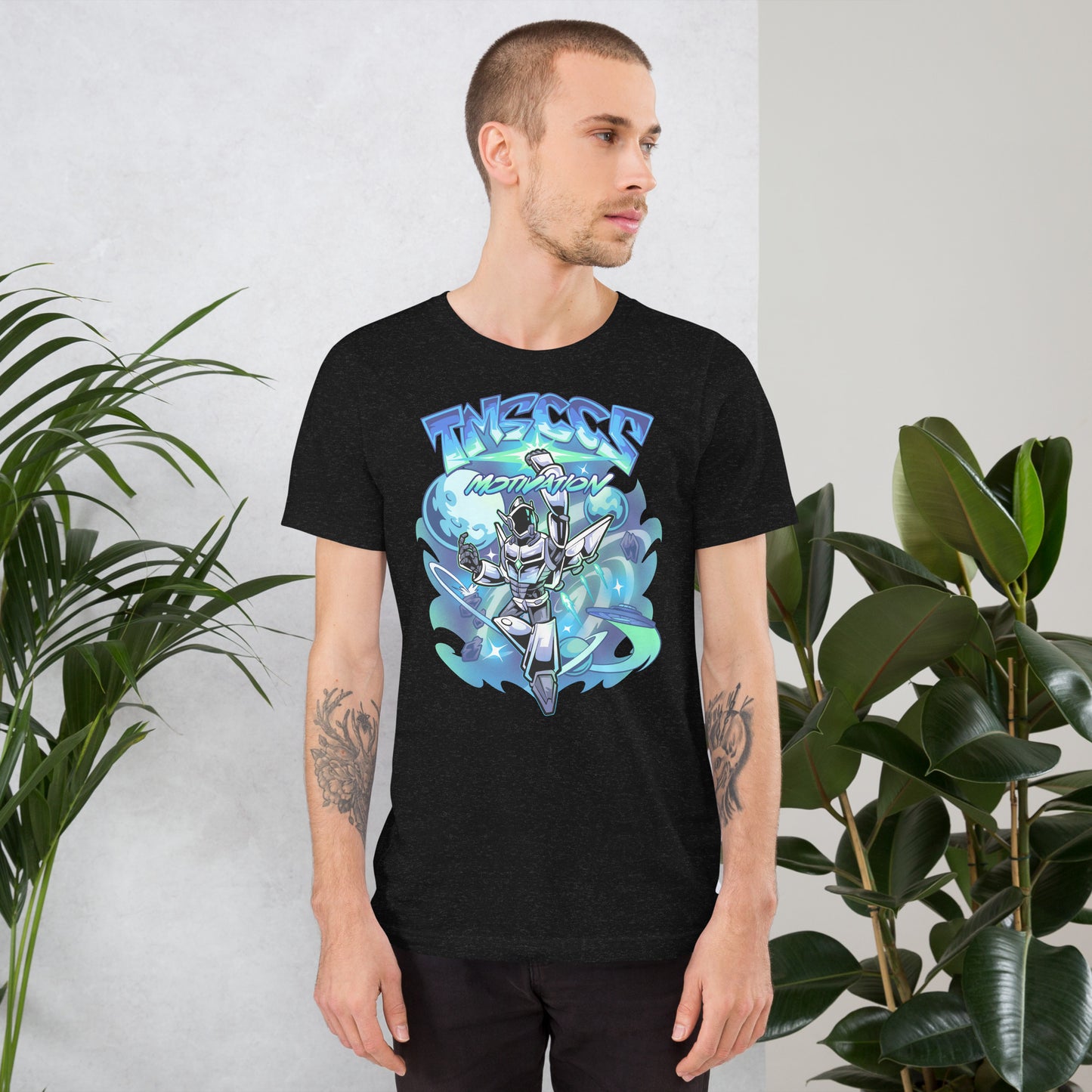 space blue t-shirt