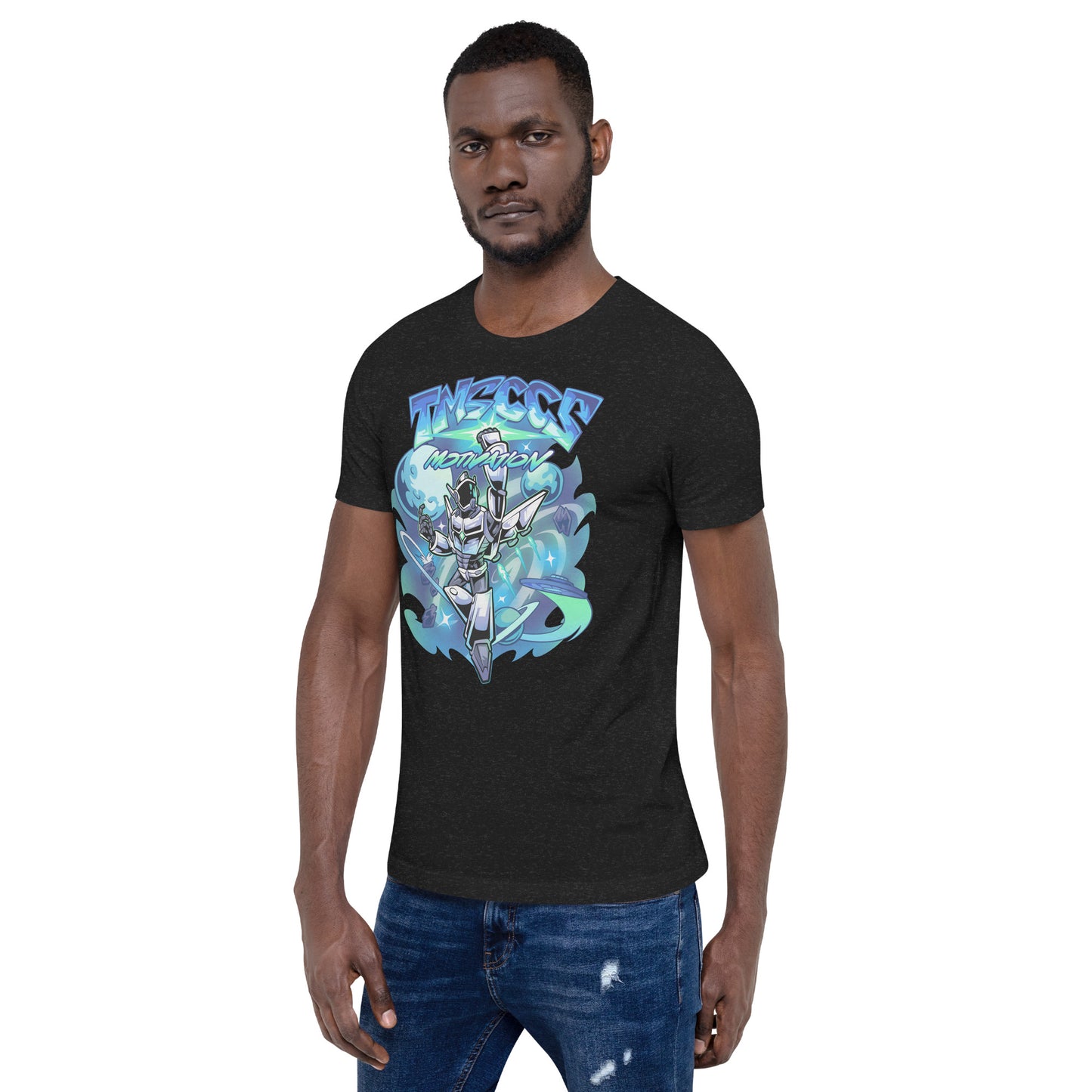 space blue t-shirt