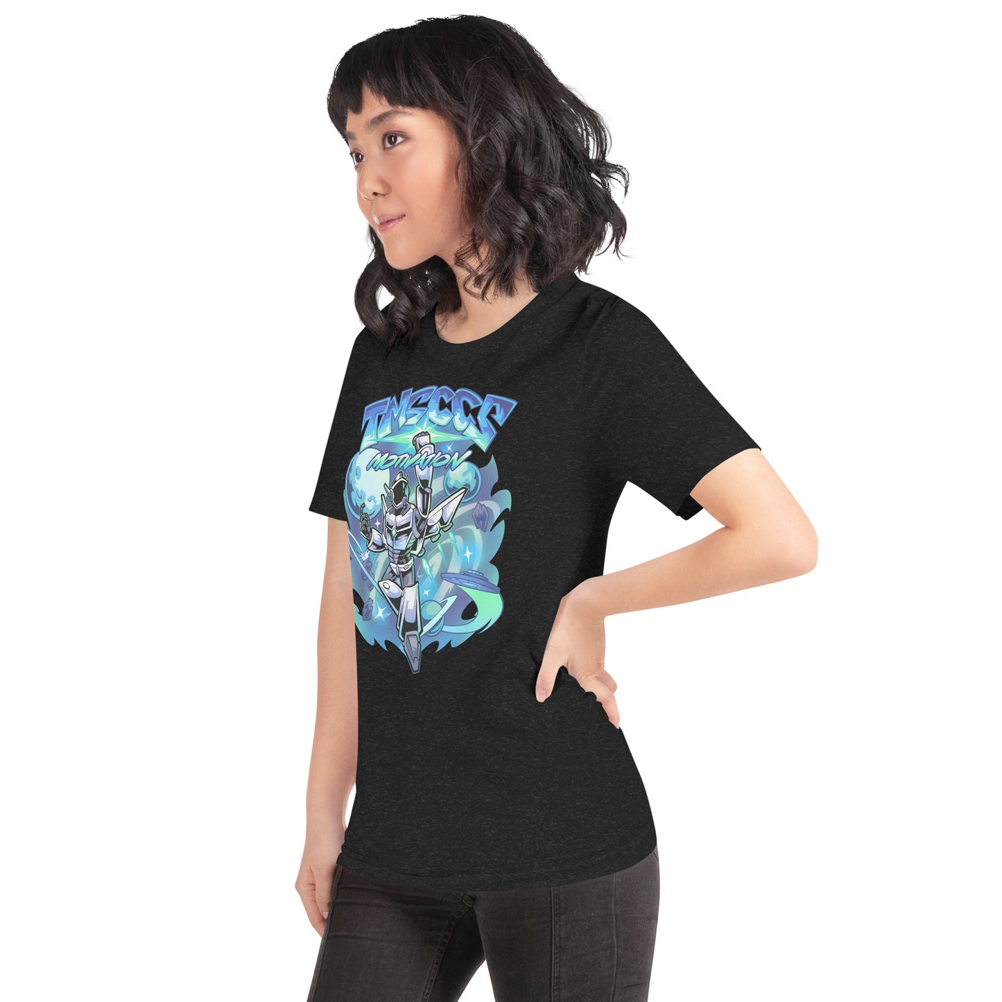 space blue t-shirt