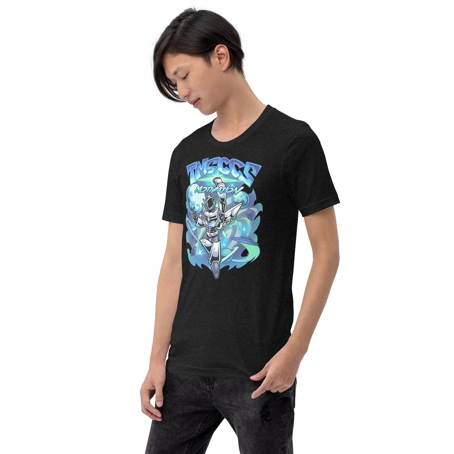 space blue t-shirt