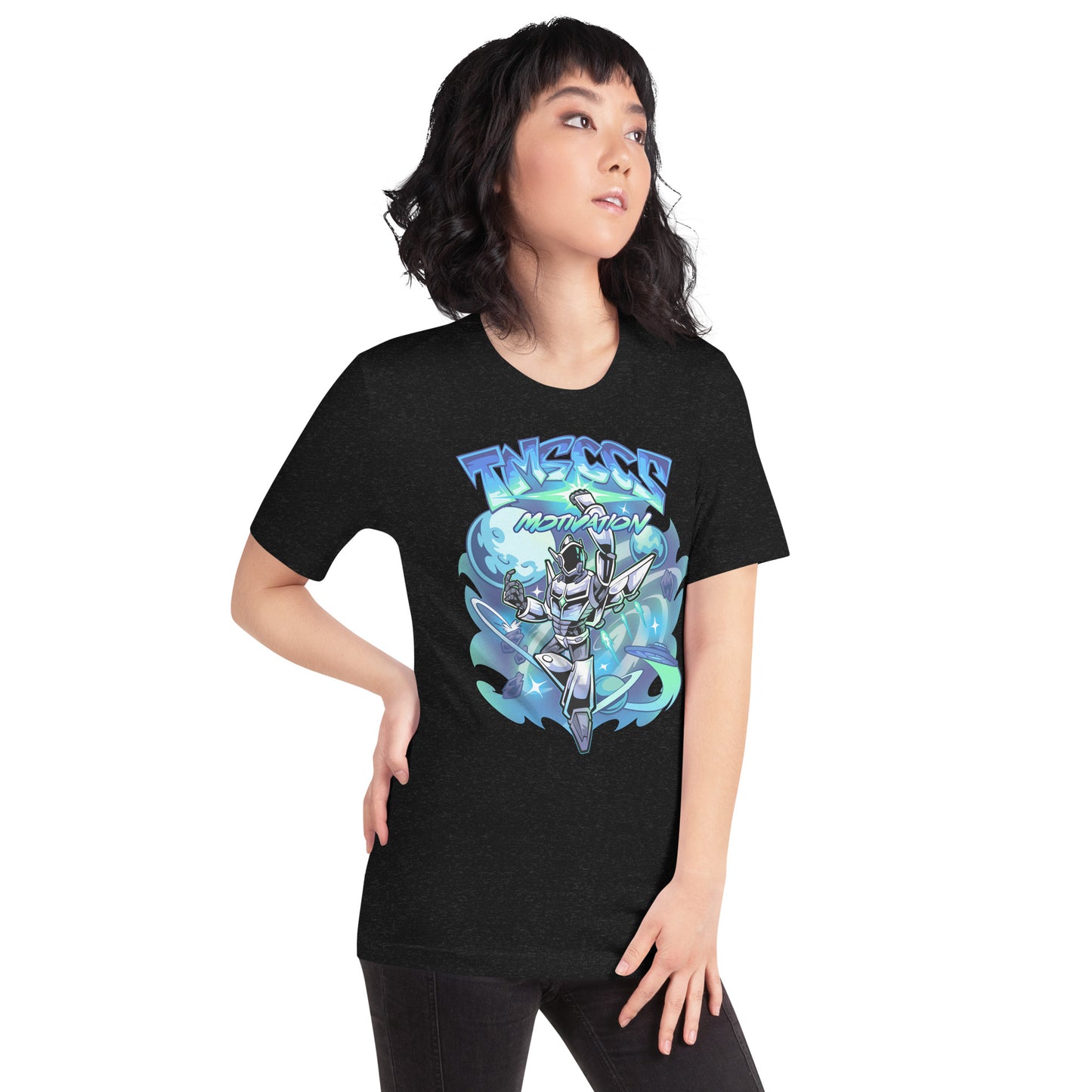 space blue t-shirt