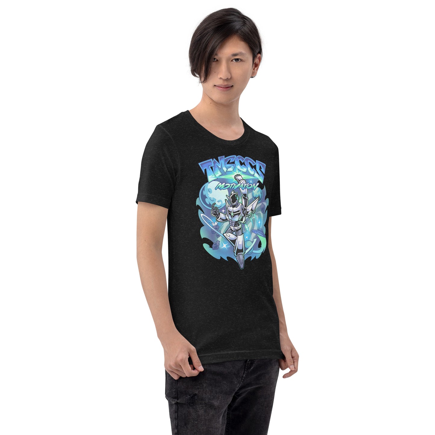 space blue t-shirt